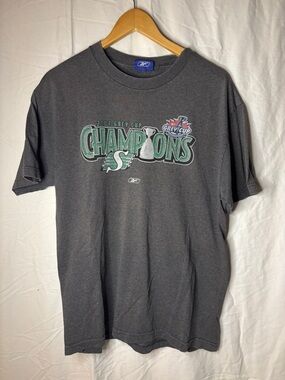 🔥3 for $25 Saskatchewan Roughriders  2007 Grey Cup Champions T-Shirt